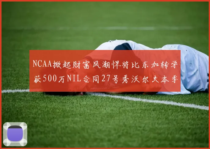 NCAA掀起财富风潮悍将比东加转学获500万NIL合同27号秀沃尔夫本季收入280万